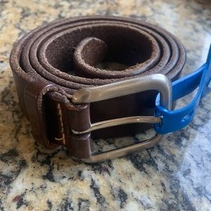Columbia leather belt men’s brown